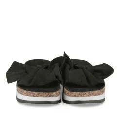 Mules Liège NOIR Femme Motif Uni A Enfiler