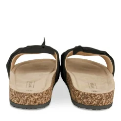 Mules Liège NOIR Femme Motif Uni A Enfiler
