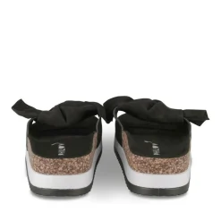 Mules Liège NOIR Femme Motif Uni A Enfiler