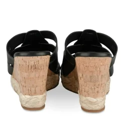 Mules Liège NOIR Femme Motif Uni A Enfiler