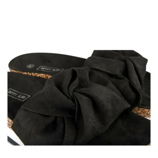 Mules Liège NOIR Femme Motif Uni A Enfiler