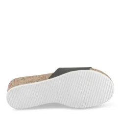 Mules Liège NOIR Femme Motif Uni A Enfiler