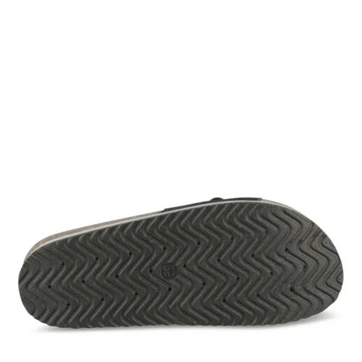 Mules Liège NOIR Femme Motif Chaîne A Enfiler