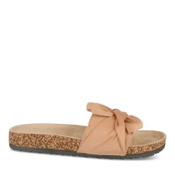 Mules Liège ORANGE Femme Motif Uni A Enfiler