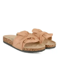 Mules Liège ORANGE Femme Motif Uni A Enfiler
