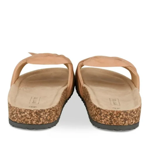 Mules Liège ORANGE Femme Motif Uni A Enfiler