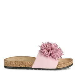 Mules Liège ROSE Femme Motif Uni A Enfiler