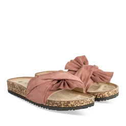 Mules Liège ROSE Femme Motif Uni A Enfiler