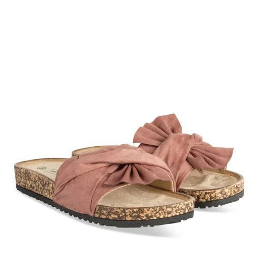 Mules Liège ROSE Femme Motif Uni A Enfiler
