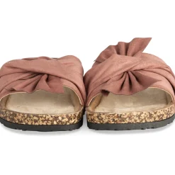 Mules Liège ROSE Femme Motif Uni A Enfiler