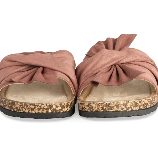 Mules Liège ROSE Femme Motif Uni A Enfiler