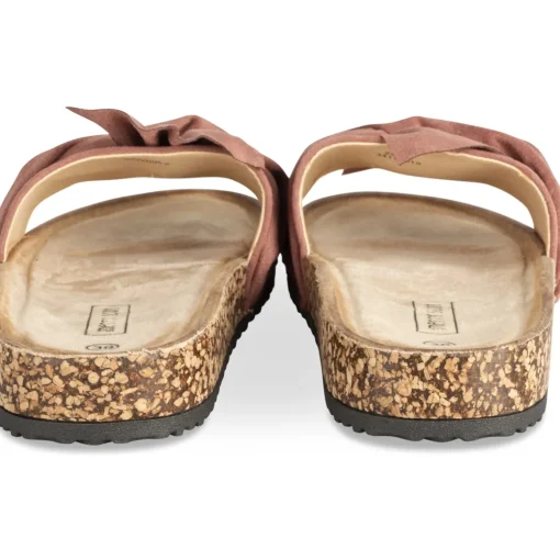 Mules Liège ROSE Femme Motif Uni A Enfiler