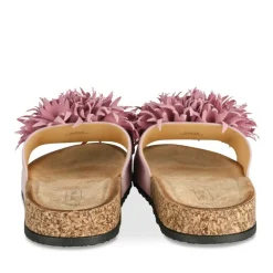 Mules Liège ROSE Femme Motif Uni A Enfiler