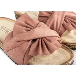 Mules Liège ROSE Femme Motif Uni A Enfiler