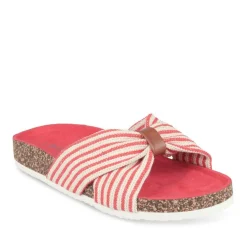 Mules Liège ROUGE Femme