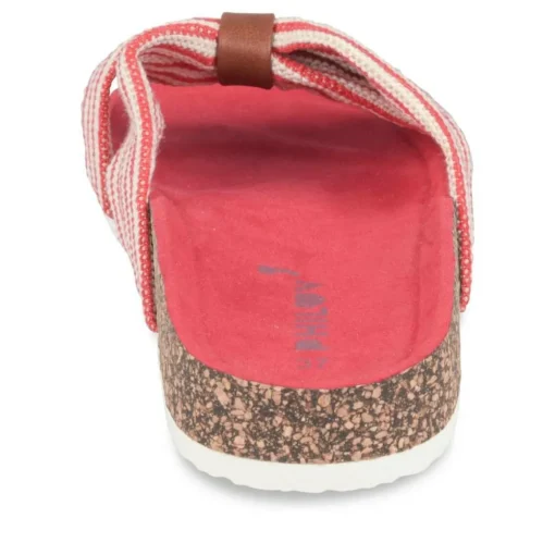 Mules Liège ROUGE Femme