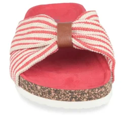 Mules Liège ROUGE Femme