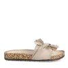 Mules Liège TAUPE Femme Motif Uni A Enfiler