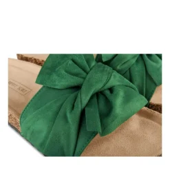 Mules Liège VERT Femme Motif Uni A Enfiler