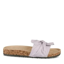 Mules Liège VIOLET Femme Motif Uni A Enfiler