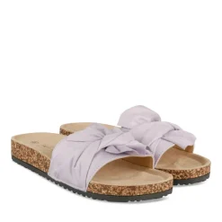 Mules Liège VIOLET Femme Motif Uni A Enfiler