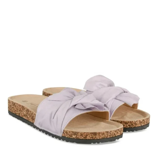 Mules Liège VIOLET Femme Motif Uni A Enfiler