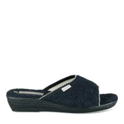 Mules MARINE Femme Motif Uni A Enfiler