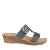 Mules MARINE Femme Motif Uni A Enfiler