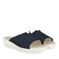 Mules MARINE Femme Motif Uni A Enfiler
