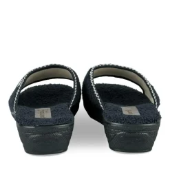 Mules MARINE Femme Motif Uni A Enfiler