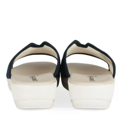 Mules MARINE Femme Motif Uni A Enfiler