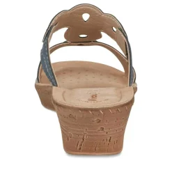 Mules MARINE Femme Motif Uni A Enfiler