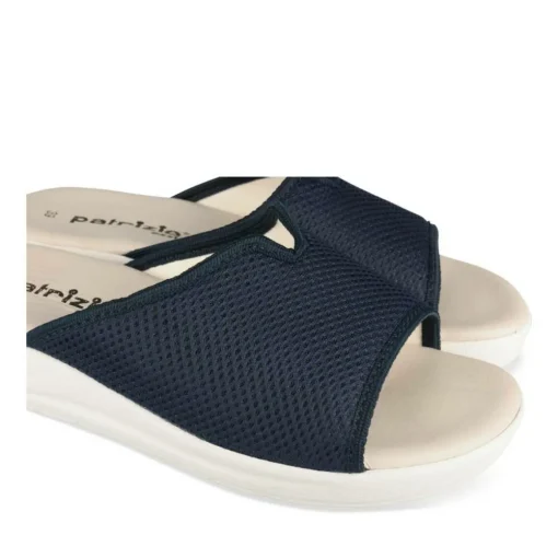 Mules MARINE Femme Motif Uni A Enfiler