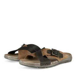 Mules MARINE Homme CUIR
