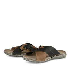 Mules MARINE Homme CUIR