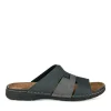 Mules MARINE Homme Motif Uni A Enfiler