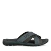 Mules MARINE Homme Motif Uni A Enfiler
