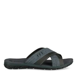 Mules MARINE Homme Motif Uni A Enfiler