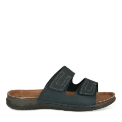 Mules MARINE Homme Motif Uni A Enfiler