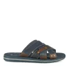 Mules MARINE Homme Motif Uni A Enfiler