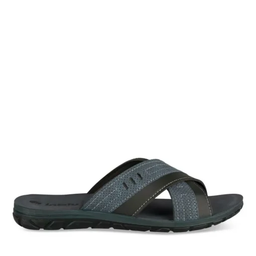 Mules MARINE Homme Motif Uni A Enfiler