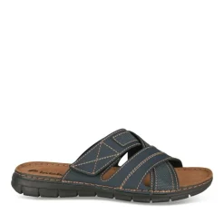 Mules MARINE Homme Motif Uni A Enfiler
