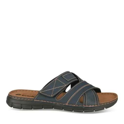 Mules MARINE Homme Motif Uni A Enfiler