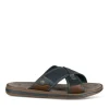 Mules MARINE Homme Motif Uni A Enfiler