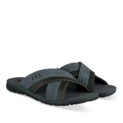Mules MARINE Homme Motif Uni A Enfiler