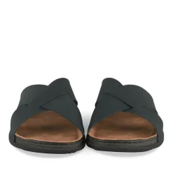 Mules MARINE Homme Motif Uni A Enfiler