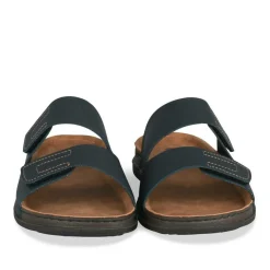 Mules MARINE Homme Motif Uni A Enfiler