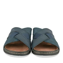 Mules MARINE Homme Motif Uni A Enfiler