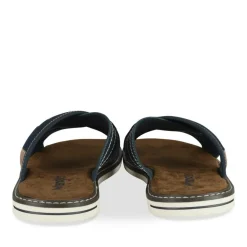 Mules MARINE Homme Motif Uni A Enfiler