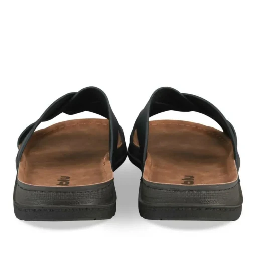 Mules MARINE Homme Motif Uni A Enfiler